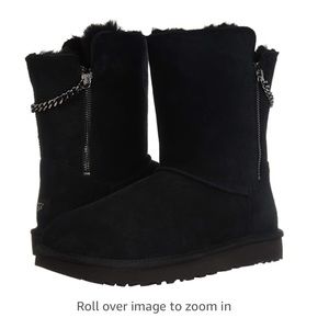 UGG Women's W Classic Short Sparkle Zip